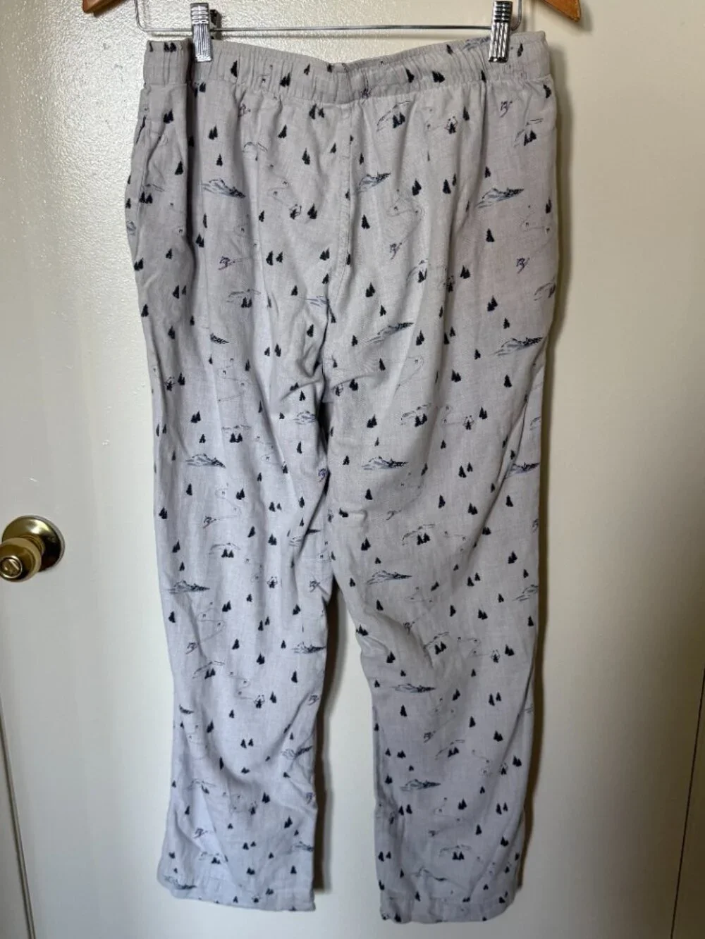 Banana Republic‎ Gray Ski Print Pajama Lounge Pants M​